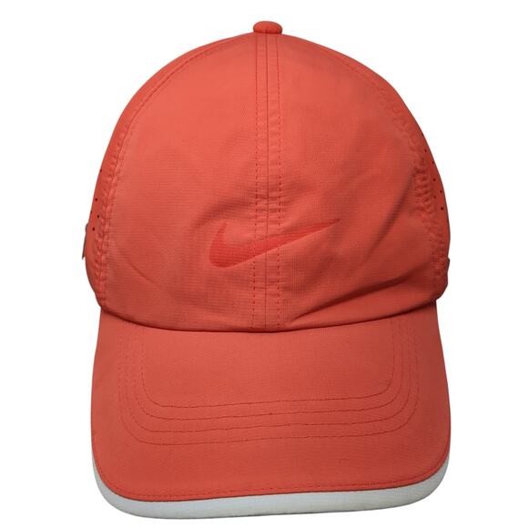 Nike RZN VRS Strapback Baseball Cap Pink One Size Adjustable Embroidered 6 Panel - Picture 1 of 11